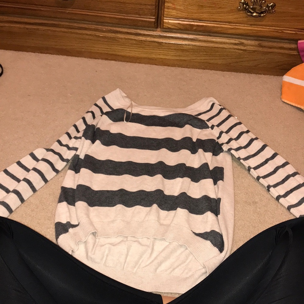 large red camel sweater